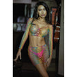 Vibrant Diamond Net 2 Pc Top and Skirt Set Rainbow - Naughty by Nature Adult Store