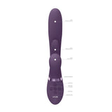 VIVE Ena - Thrusting Vibrator with Air Wave Stimulator - VIBRATORS - RABBIT