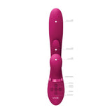 VIVE Ena Vibrator with Air Wave Stimulator - VIBRATORS - RABBIT