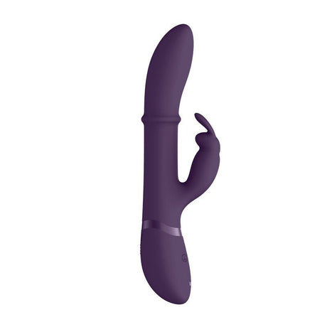 Vive Halo - Purple 24.5 cm USB Rechargeable Rabbit Vibrator - VIBRATORS - RABBIT