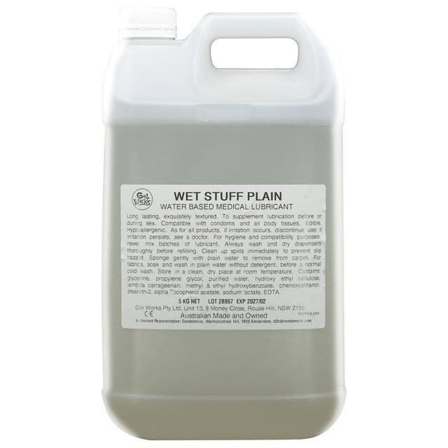 Wet Stuff Plain - 5kg Bottle - LUBES - LOCAL