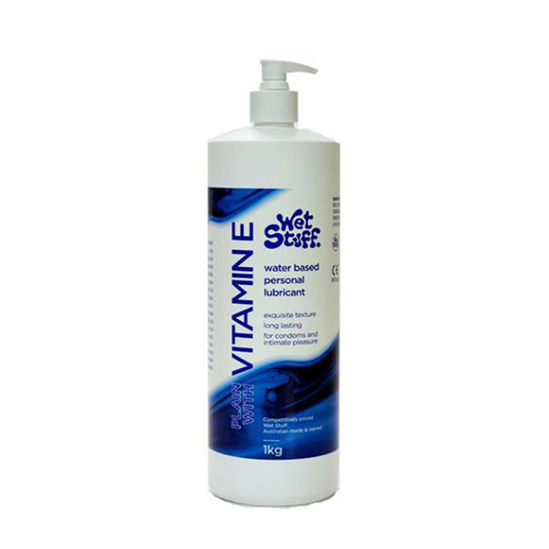 Wet Stuff Plain with Vitamin E Pump 1kg - Lotions & Potions