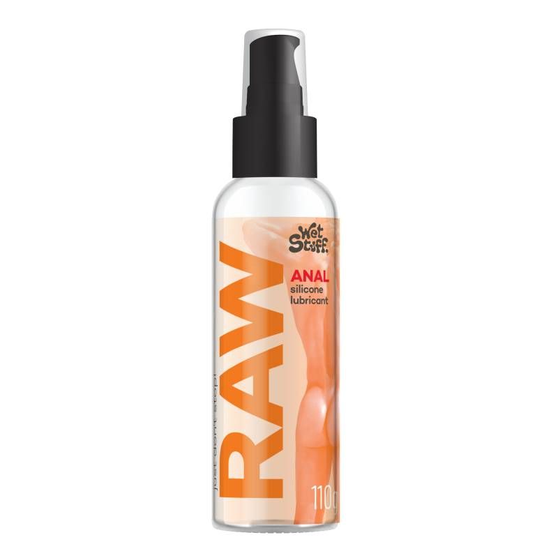 Wet Stuff Raw Anal Silicone Lubricant Pump Top 110g - Lotions & Potions