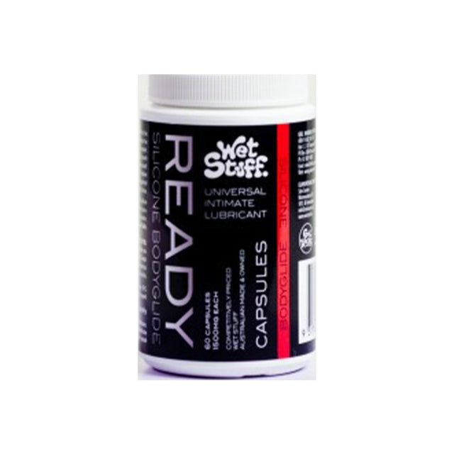 Wet Stuff Ready Silicone Bodyglide Caps Jar 60 Pk - Lotions & Potions