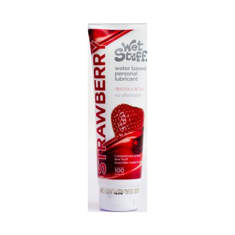 Wet Stuff Strawberry Tube 100g - Lotions & Potions