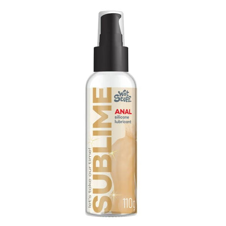 Wet Stuff Sublime Anal Silicone Lubricant Pump Top 110g - Lotions & Potions