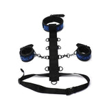 Whip Smart Diamond Body Restraint 3 Pc Set Blue - Adult Toys