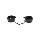 Whip Smart Diamond Handcuff Black - Adult Toys