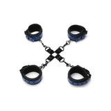 Whip Smart Diamond Hogtie Restraint Blue - Adult Toys