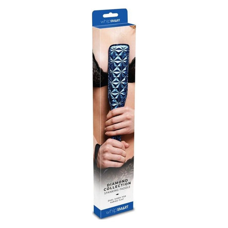 Whip Smart Diamond Paddle Blue - Adult Toys