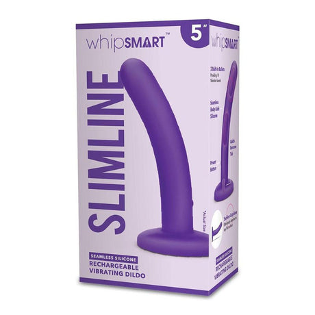 WhipSmart 5'' Slimline Rechargeable Vibrating Dildo - DONGS