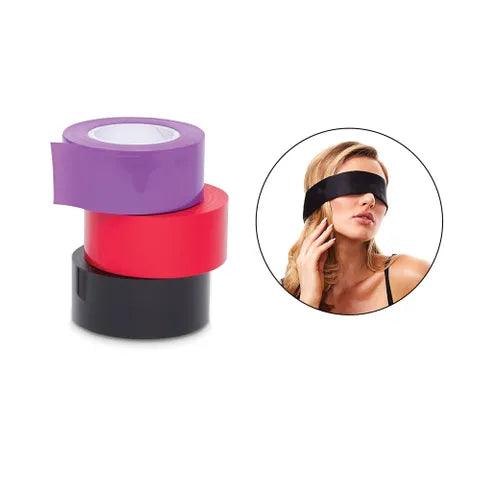 WhipSmart Bondage Tape 3-Pack with Blindfold - Naughty by Nature Adult Store