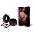 WhipSmart Dragons Lair Deluxe Wrist & Ankle Cuffs - Purple/Black Restraints - BONDAGE - TOYS
