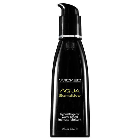 Wicked Aqua Sensitive - Water Based Lubricant - 120 ml (4 oz) Bottle - LOTIONS & LUBES