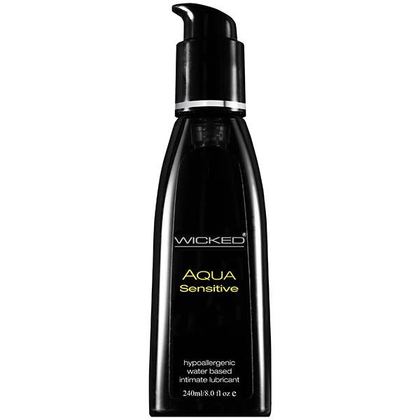 Wicked Aqua Sensitive - Water Based Lubricant - 240 ml (8 oz) Bottle - LOTIONS & LUBES
