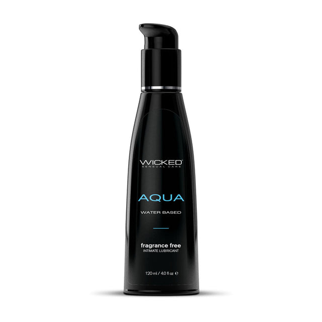 Wicked Aqua - Water Based Lubricant - 120 ml (4 oz) Bottle - LOTIONS & LUBES