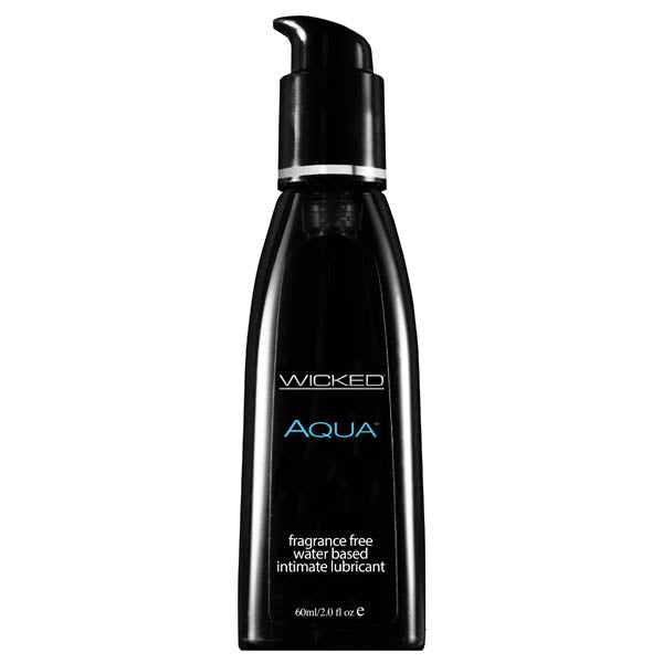 Wicked Aqua - Water Based Lubricant - 60 ml (2 oz) Bottle - LOTIONS & LUBES
