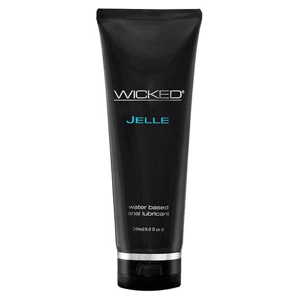 Wicked Jelle - Water Based Anal Lubricant - 240 ml (8 oz) Bottle - LOTIONS & LUBES