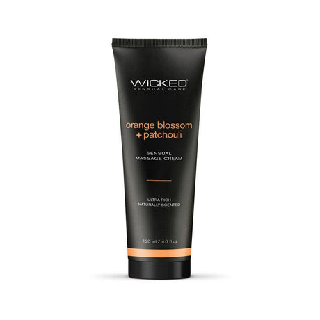 Wicked ORANGE BLOSSOM + PATCHOULI Sensual Massage Cream - LOTIONS & LUBES