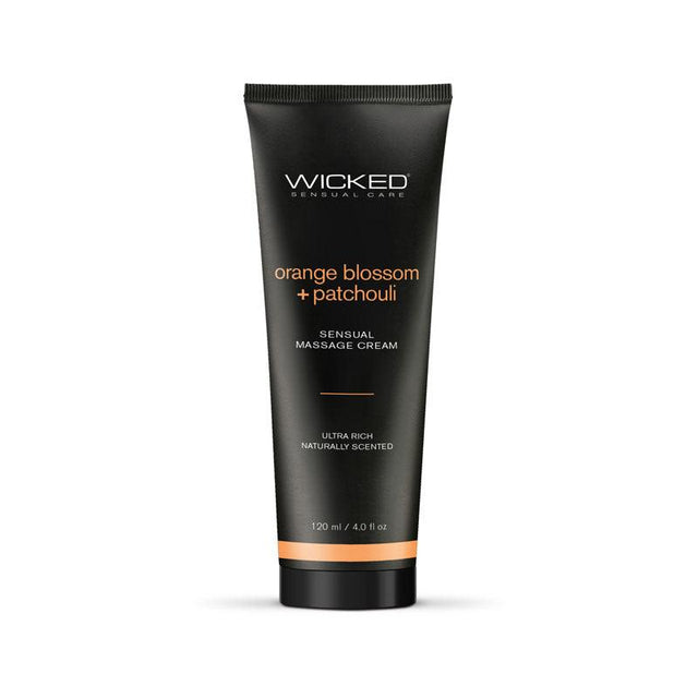 Wicked ORANGE BLOSSOM + PATCHOULI Sensual Massage Cream - LOTIONS & LUBES