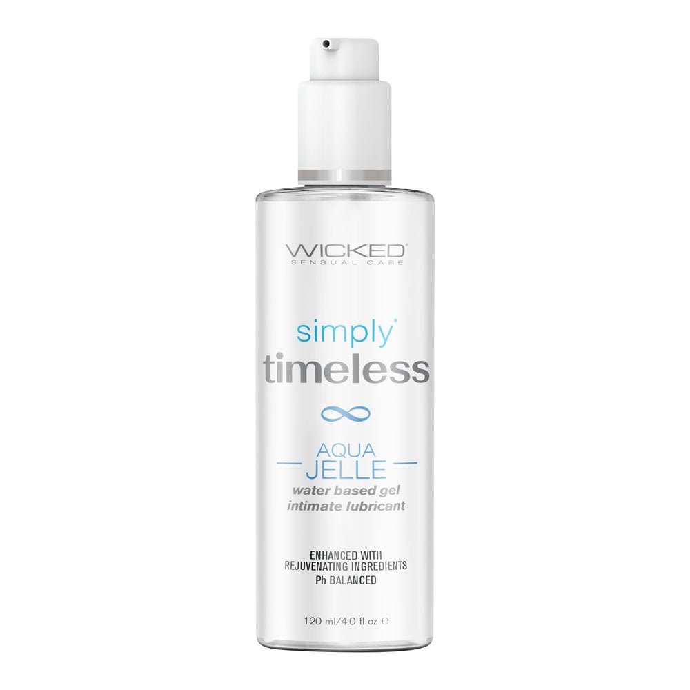 Wicked Simply Timeless Aqua Jelle - Water Based Anal Lubricant - 120 ml - LOTIONS & LUBES