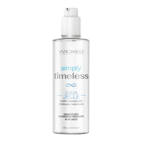 Wicked Simply Timeless Aqua Jelle - Water Based Anal Lubricant - 120 ml - LOTIONS & LUBES