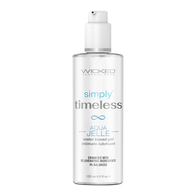 Wicked Simply Timeless Aqua Jelle - Water Based Anal Lubricant - 120 ml - LOTIONS & LUBES