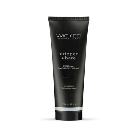Wicked STRIPPED + BARE Sensual Massage Cream - LOTIONS & LUBES