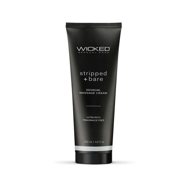 Wicked STRIPPED + BARE Sensual Massage Cream - LOTIONS & LUBES