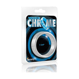 Wide Band Chrome Cock Ring 44mm - Adult Toys