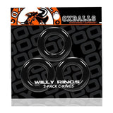 Willy Rings Black - Naughty by Nature Adult Store
