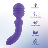 Xciter - Purple USB Rechargeable Massage Wand - VIBRATORS