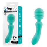 Xciter - Teal USB Rechargeable Massage Wand - VIBRATORS
