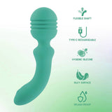 Xciter - Teal USB Rechargeable Massage Wand - VIBRATORS