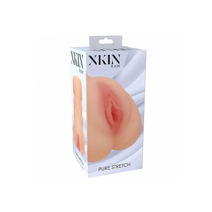 XKIN Raw Pure Stretch Vagina Stroker – Realistic TPE Masturbator, 14cm - MASTURBATORS