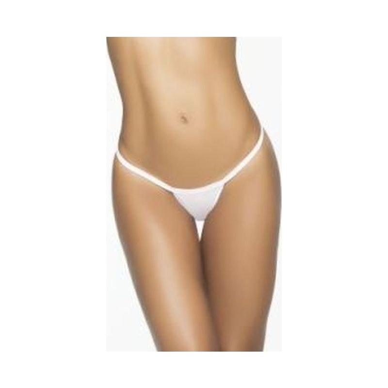 Y Back Thong White - Lingerie
