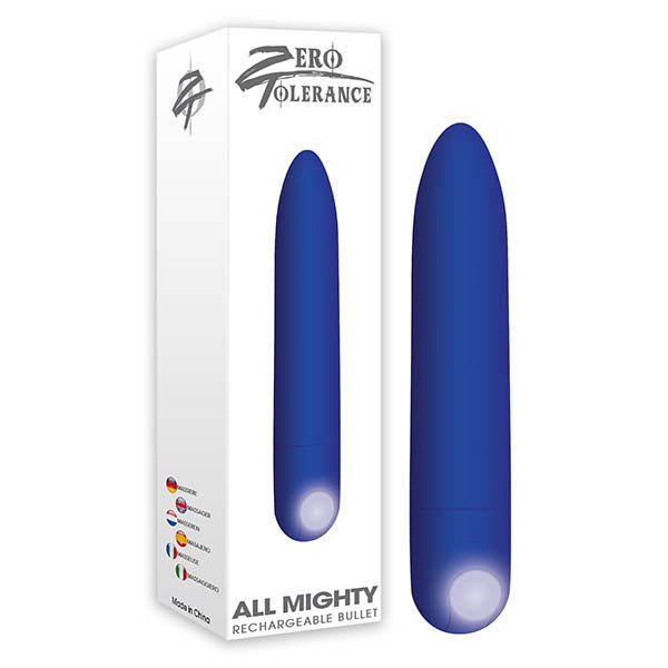 Zero Tolerance All Mighty Bullet - Purple 9.1 cm (3.6'') USB Rechargeable Bullet - BULLETS & EGGS