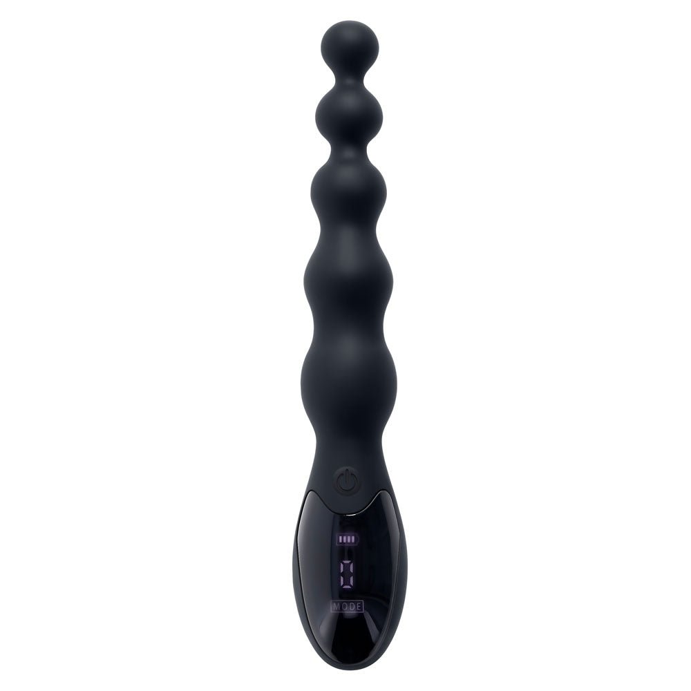 Zero Tolerance BACKDOOR BATON - Black 24 cm USB Rechargeable Vibrating Anal Beads - Anal Toys