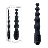 Zero Tolerance BACKDOOR BATON - Black 24 cm USB Rechargeable Vibrating Anal Beads - Anal Toys
