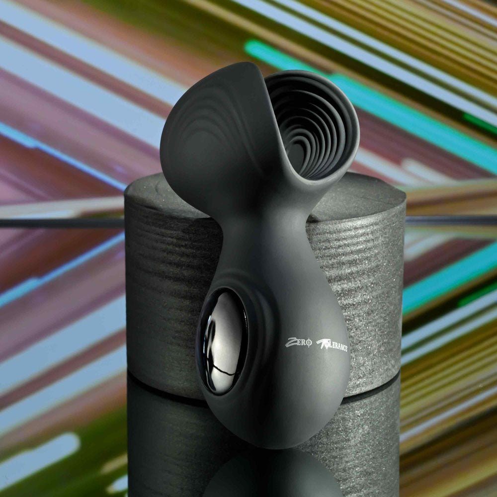 Zero Tolerance HANDY HELPER - Black USB Rechargeable Vibrating Stroker - MASTURBATORS