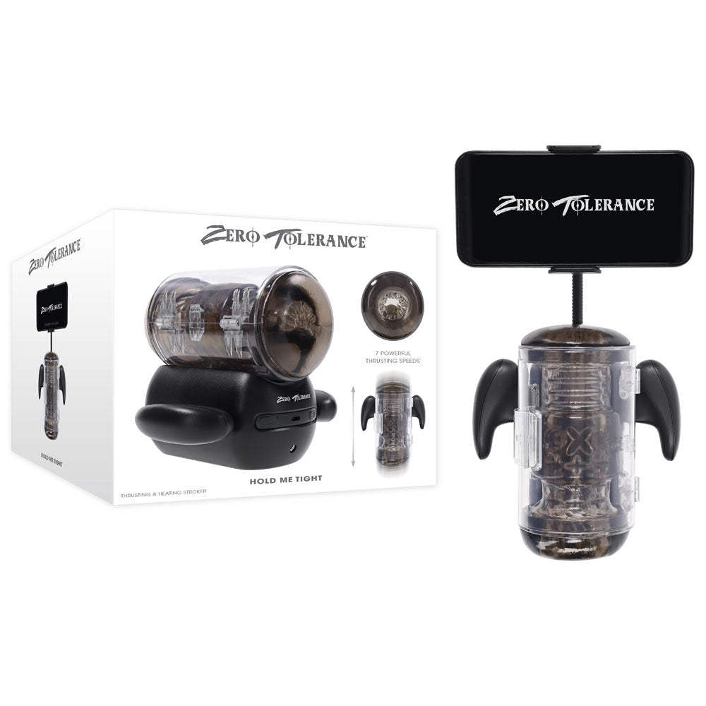 Zero Tolerance Hold Me Tight Vibrating Auto Stroker - MASTURBATORS
