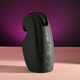 Zero Tolerance LICK THE TIP - Black USB Rechargeable Vibrating & Flicking Masturbator - MASTURBATORS
