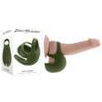 Zero Tolerance NUTTY BUDDY - Olive Green USB Rechargeable Vibrating Cock & Balls Ring - COCK RINGS