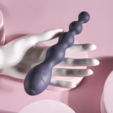 Zero Tolerance RUMPY BUMPY - Purple 17.5 cm USB Rechargeable Vibrating Anal Beads - Anal Toys