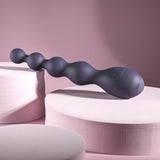 Zero Tolerance RUMPY BUMPY - Purple 17.5 cm USB Rechargeable Vibrating Anal Beads - Anal Toys