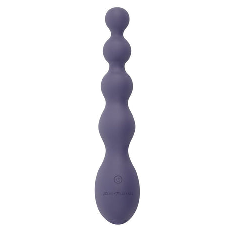 Zero Tolerance RUMPY BUMPY - Purple 17.5 cm USB Rechargeable Vibrating Anal Beads - Anal Toys