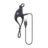 Zero Tolerance SADDLE UP - Black USB Rechargeable Vibrating Cock & Ball Rings - COCK RINGS