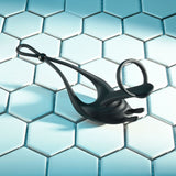 Zero Tolerance SADDLE UP - Black USB Rechargeable Vibrating Cock & Ball Rings - COCK RINGS