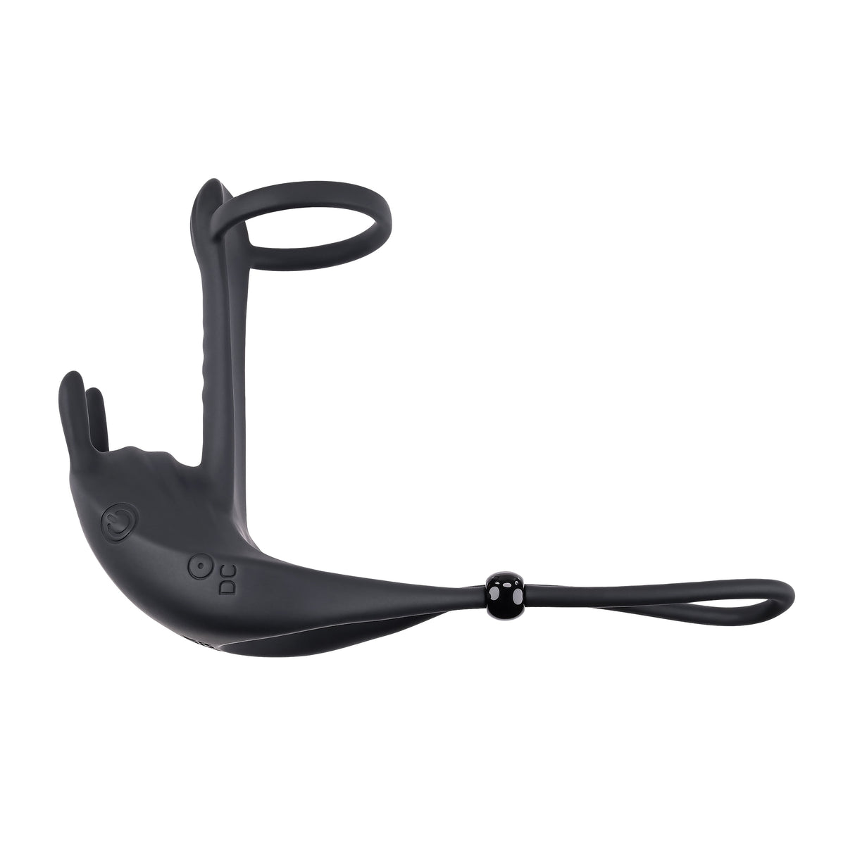 Zero Tolerance SADDLE UP - Black USB Rechargeable Vibrating Cock & Ball Rings - COCK RINGS