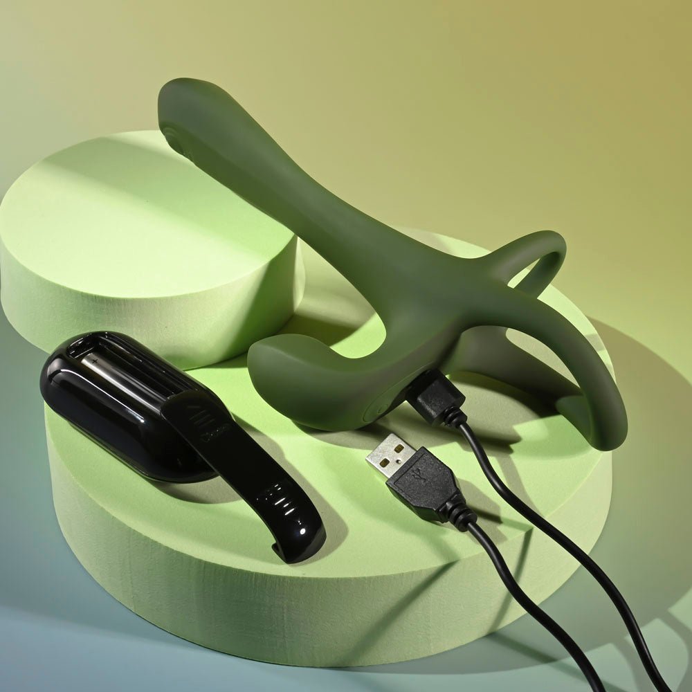 Zero Tolerance STRAP, TAP & GO - Vibrating & Tapping Sleeve & Wireless Remote - SLEEVES